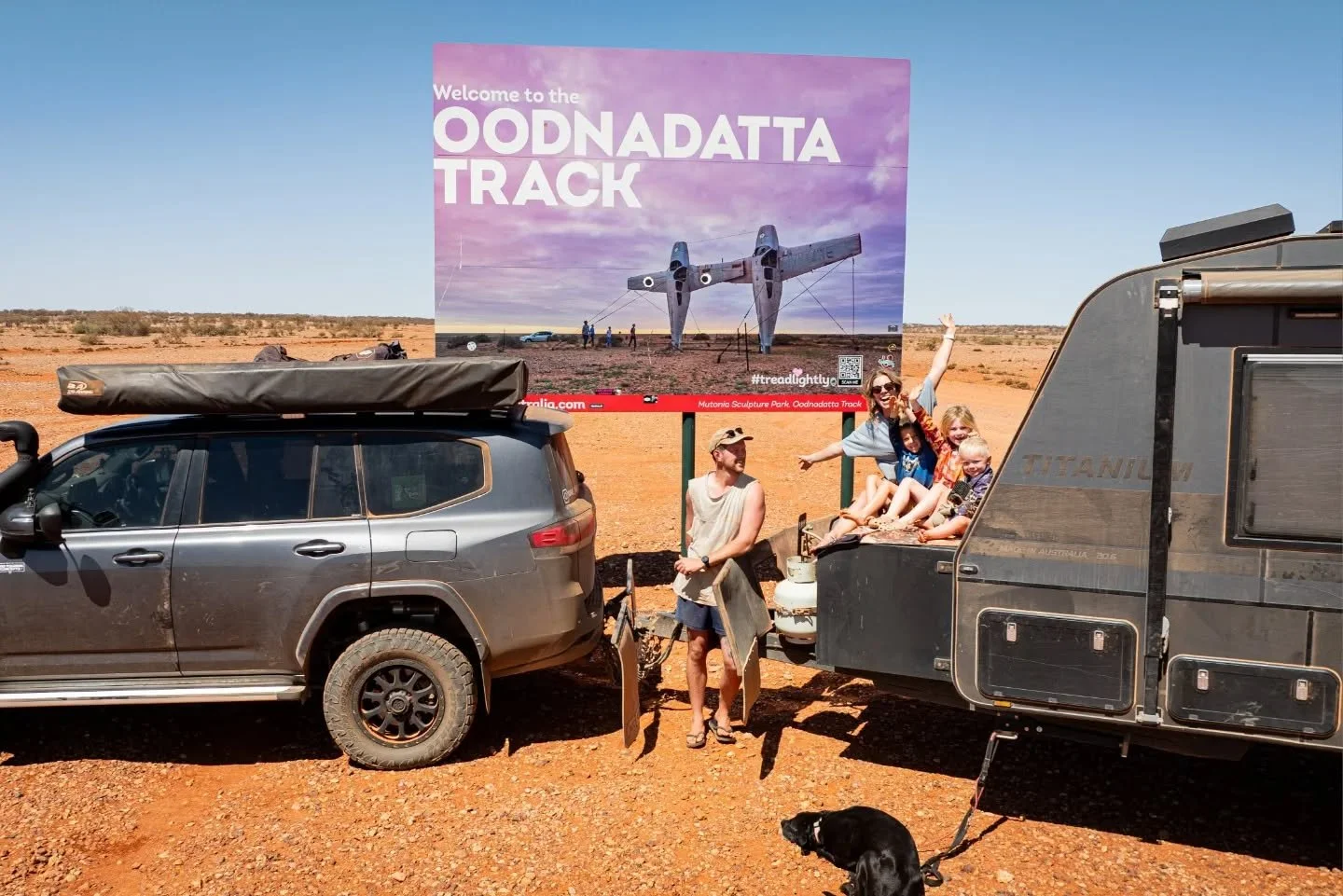 This one's been on the list for a while!

OODNADATTA TRACK

One dirt road between us and the Flinders Ranges.  It feels strange to be back in our home state but we're very keen to see where this road can take us!