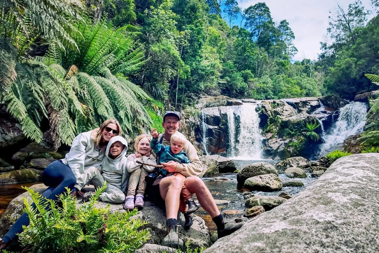 We found some more Tassie waterfalls! 🏞
Pyengana was the perfect base to check all of these falls out... there were more than enough to keep us busy!
Unfortunately St Columba Falls was closed due to the trail being damaged, so we made our way up the