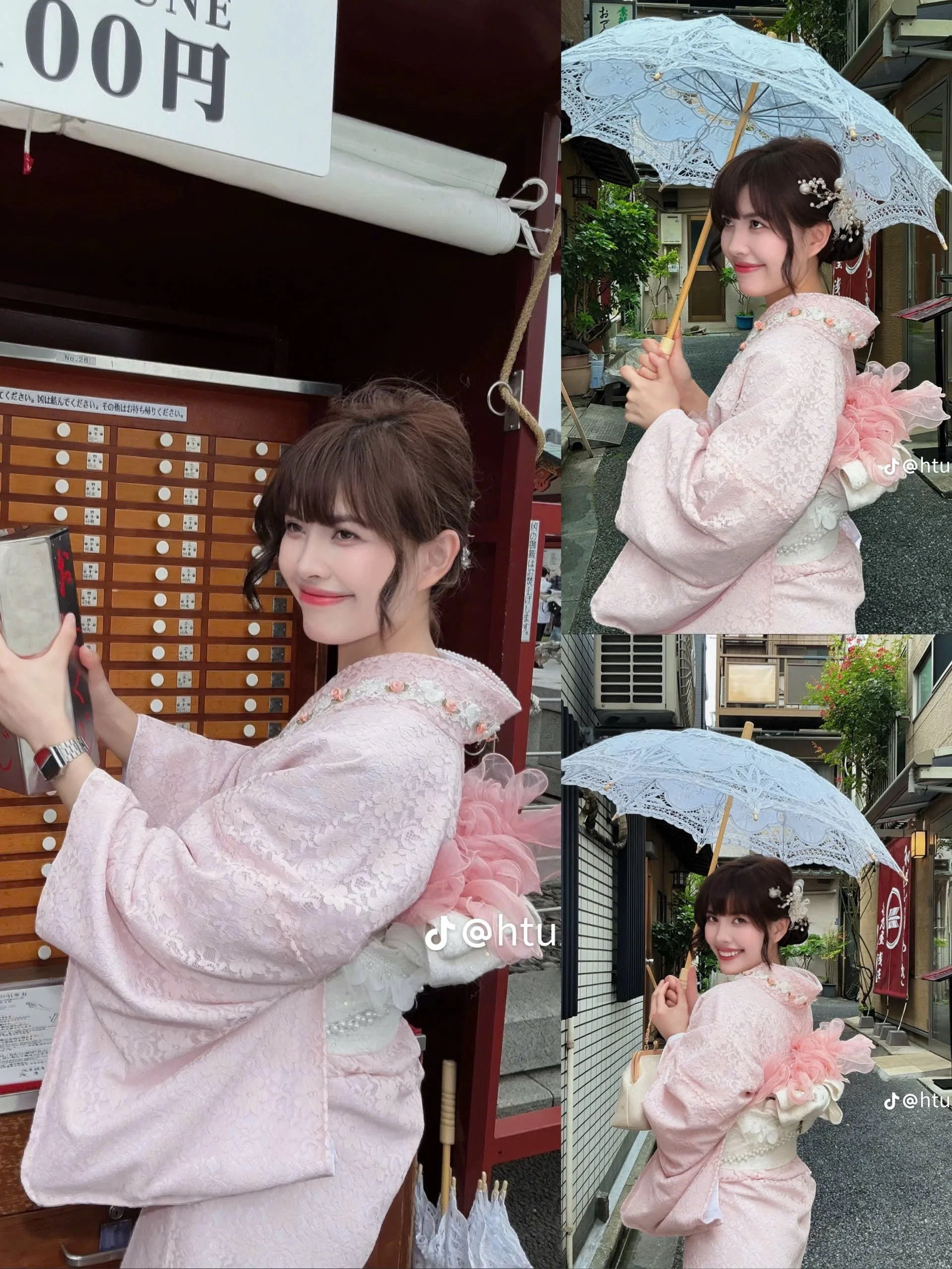 Our lace kimono is a favorite among young visitors at Sunny! Delicate and stylish, it combines traditional elegance with a modern, youthful touch, making it perfect for those who want to look cute and fashionable in a Kimono.