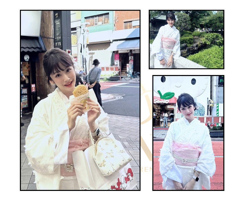 Our lace kimono is a favorite among young visitors at Sunny! Delicate and stylish, it combines traditional elegance with a modern, youthful touch, making it perfect for those who want to look cute and fashionable in a Kimono.