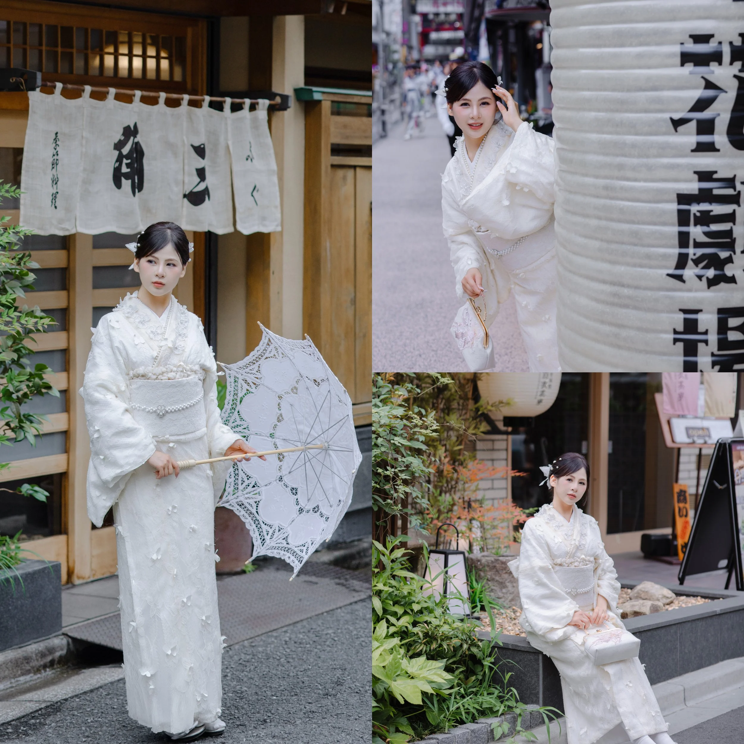 Our lace kimono is a favorite among young visitors at Sunny! Delicate and stylish, it combines traditional elegance with a modern, youthful touch, making it perfect for those who want to look cute and fashionable in a Kimono.