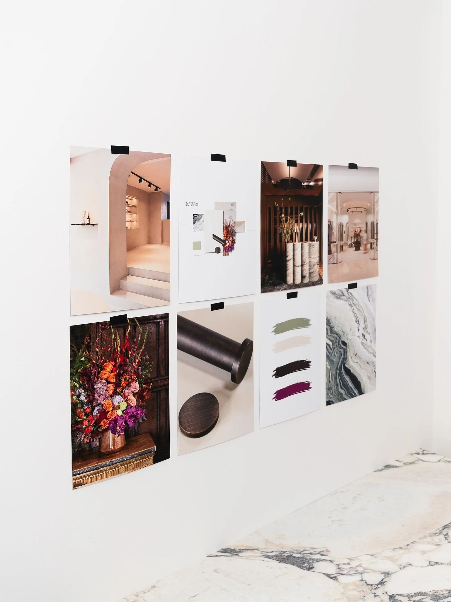 This is the fun part 🫰🏼 pulling together inspo, palettes, and materials to create 3D Renders &amp; Design with purpose.

&bull; #3drenders #interiorrenders #designprocess #moodboardtoreality #renderedinteriors #concepttocreation #interiordesigninsp