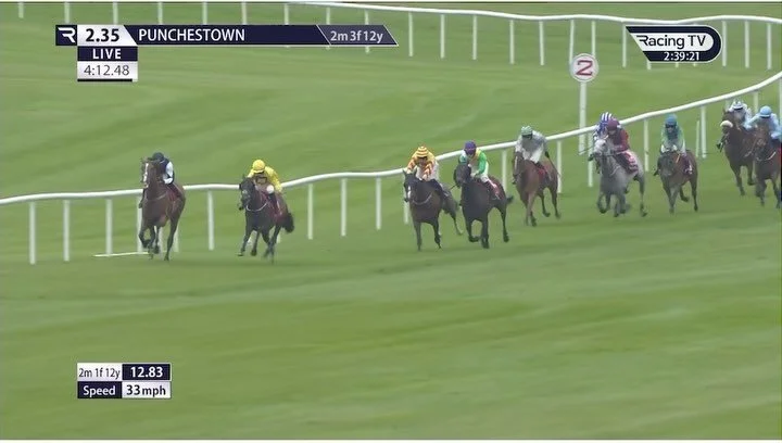 🌹 Rose Boum🌹 gets off the mark today over hurdles in the Ladies Handicap Hurdle in @punchestownraces under a super ride from @hannah_phillips6. Well done to the Walsh&rsquo;s🌹