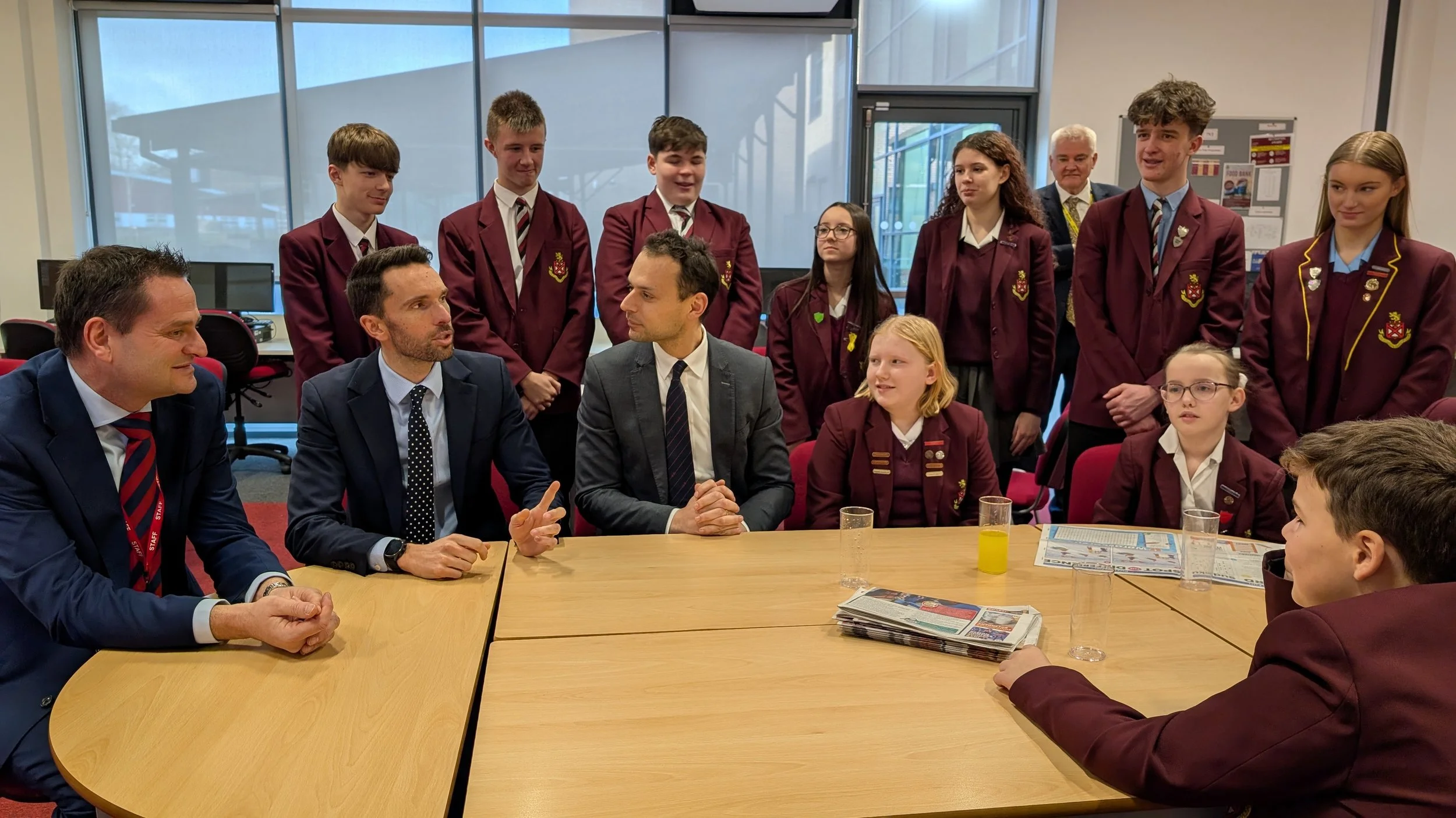 Education Minister visits Byrchall High School