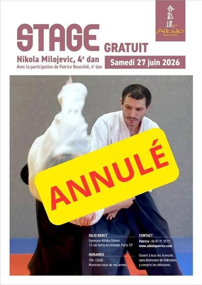 Stage gratuit animé par Nikola Milojevic, Gymnase Althéa Gibson le 27 juin 2026