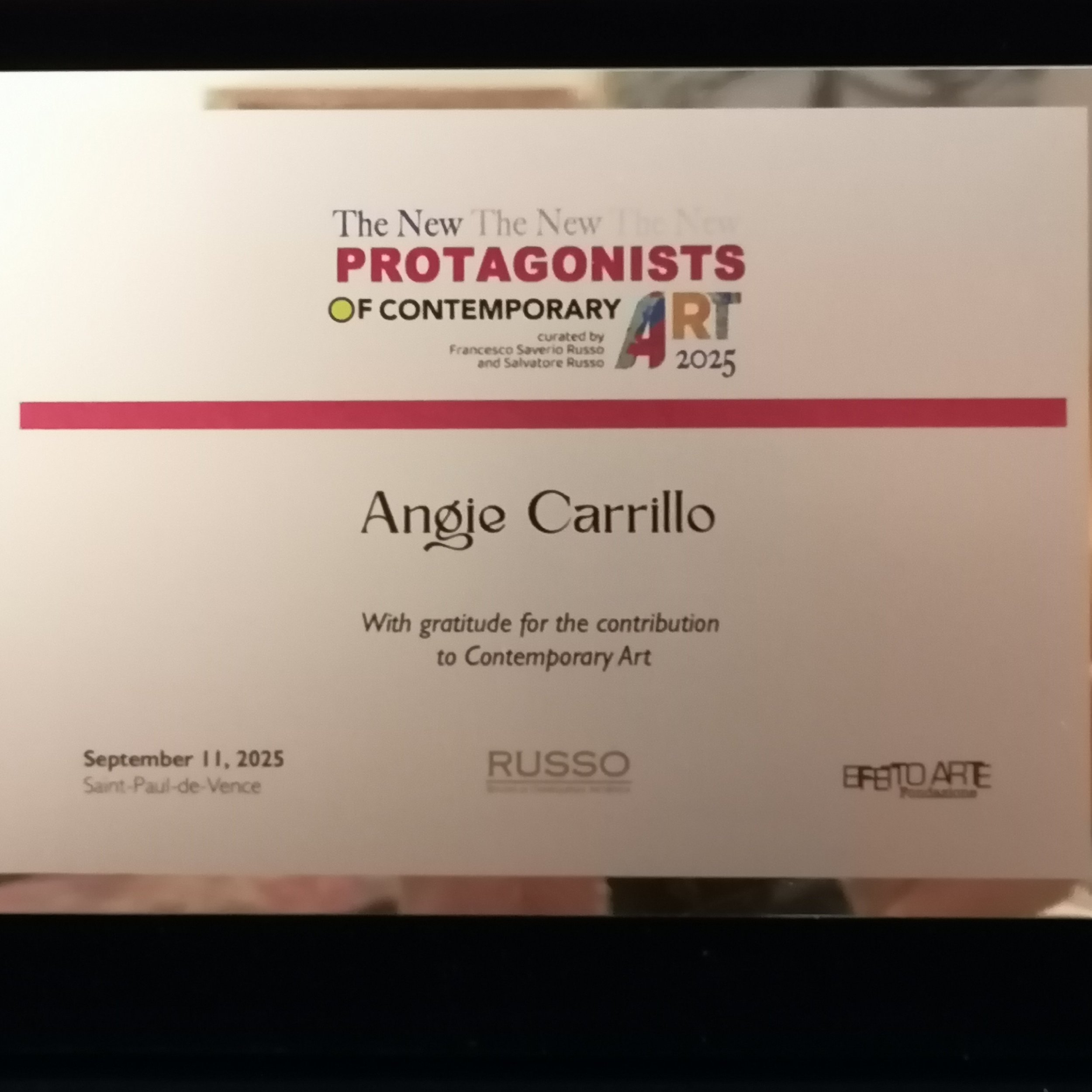 Protagonists of Contemporary Art