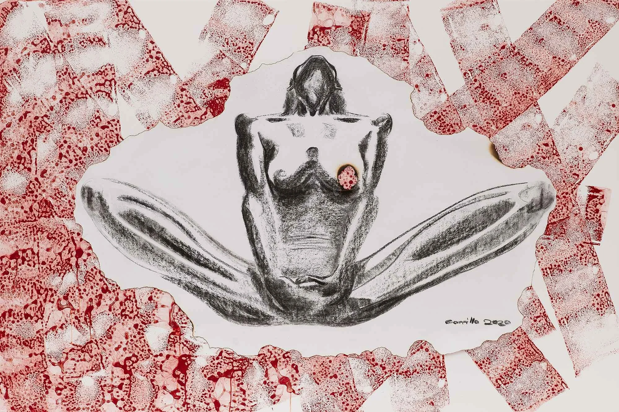 Powerful 2 – Mixed Media auf Leinwand – 120 x 80 cm 
