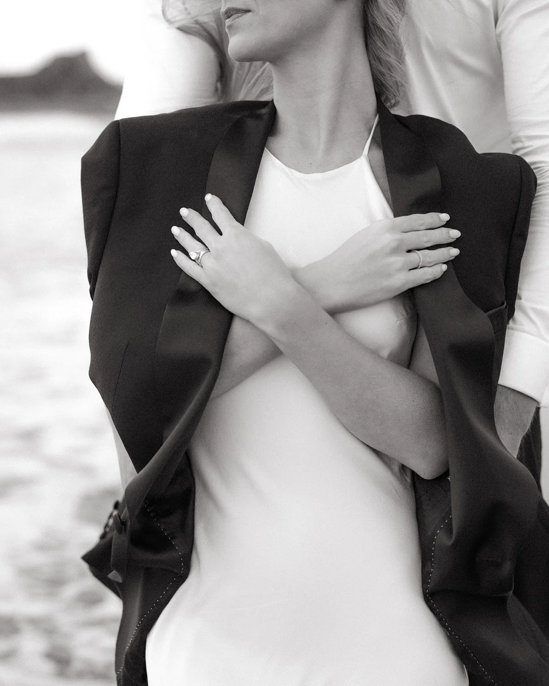 ~ after the whirlwind ~ 
 
A few days after Aidan & Kristin’s wedding, we walked a quiet stretch of the Atlantic coastline on a hazy August afternoon. We took our time treading along the shoreline, reminiscing on the wedding, and finishing