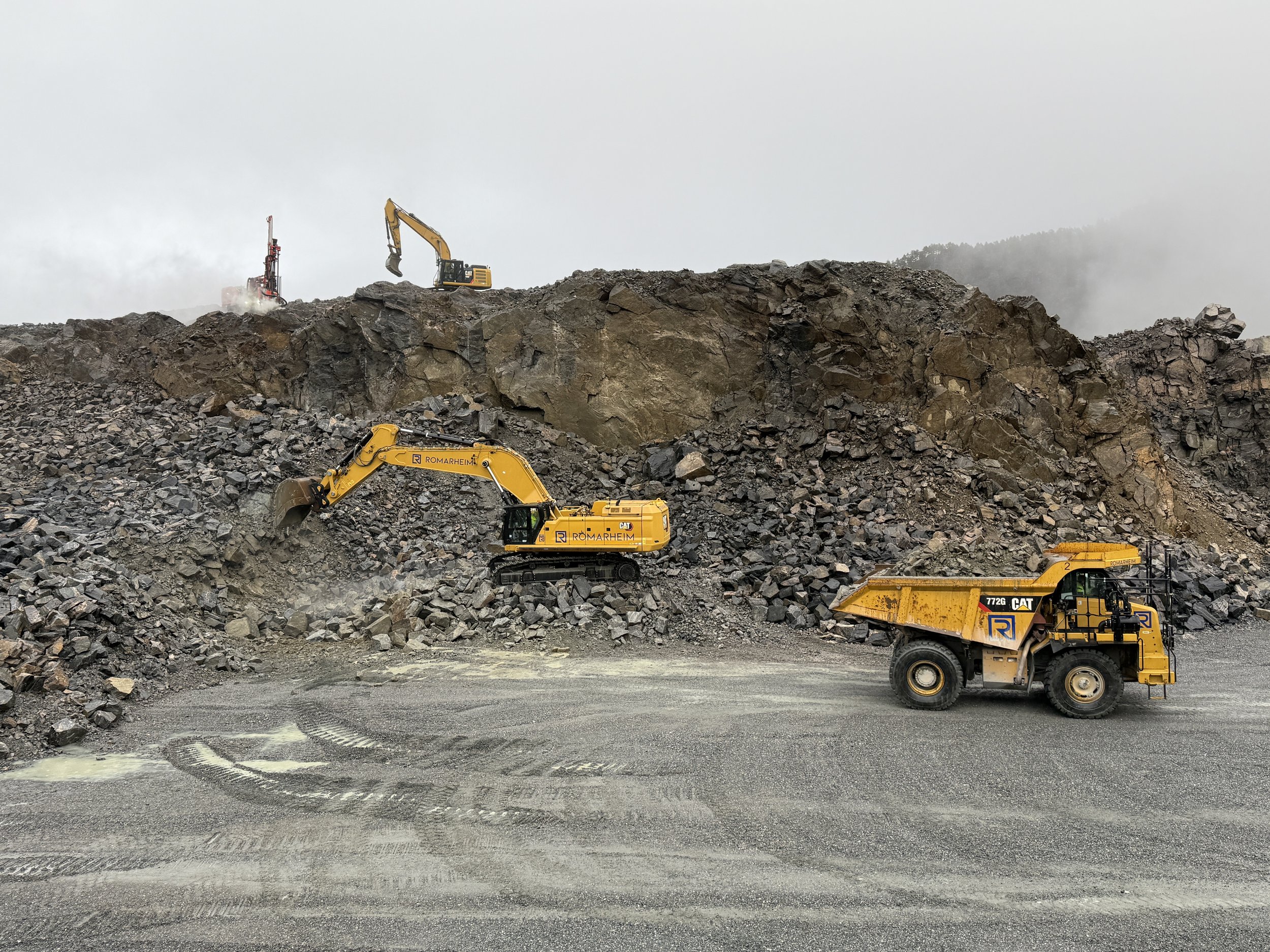 Romarheim Entreprenør søker maskinfører i brudd