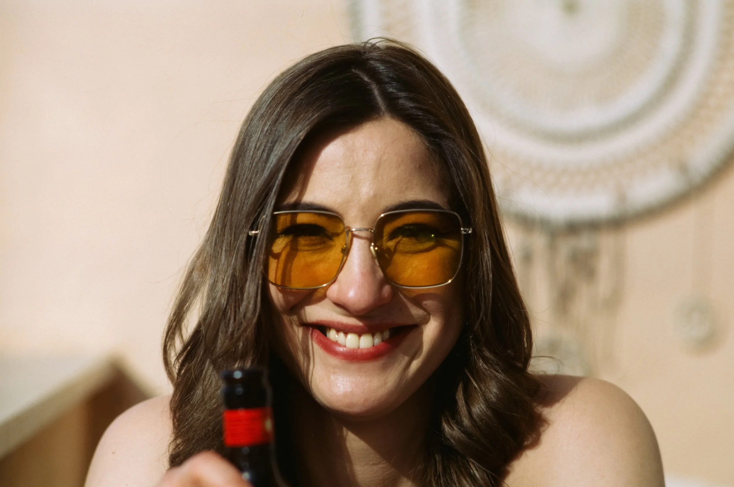 Unedited Ektachrome scans showing the difference in blue cast between Germany and Spain sunlight.