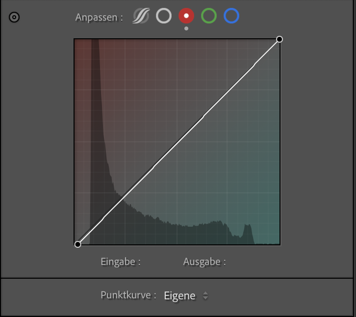 Lightroom Red Curve Correction