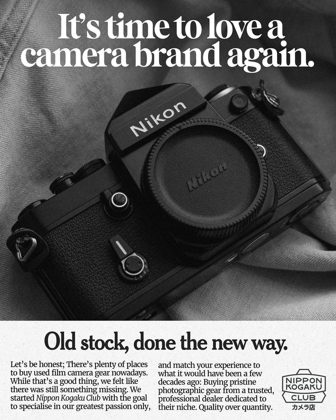 Nikon F2 Vintage Avert