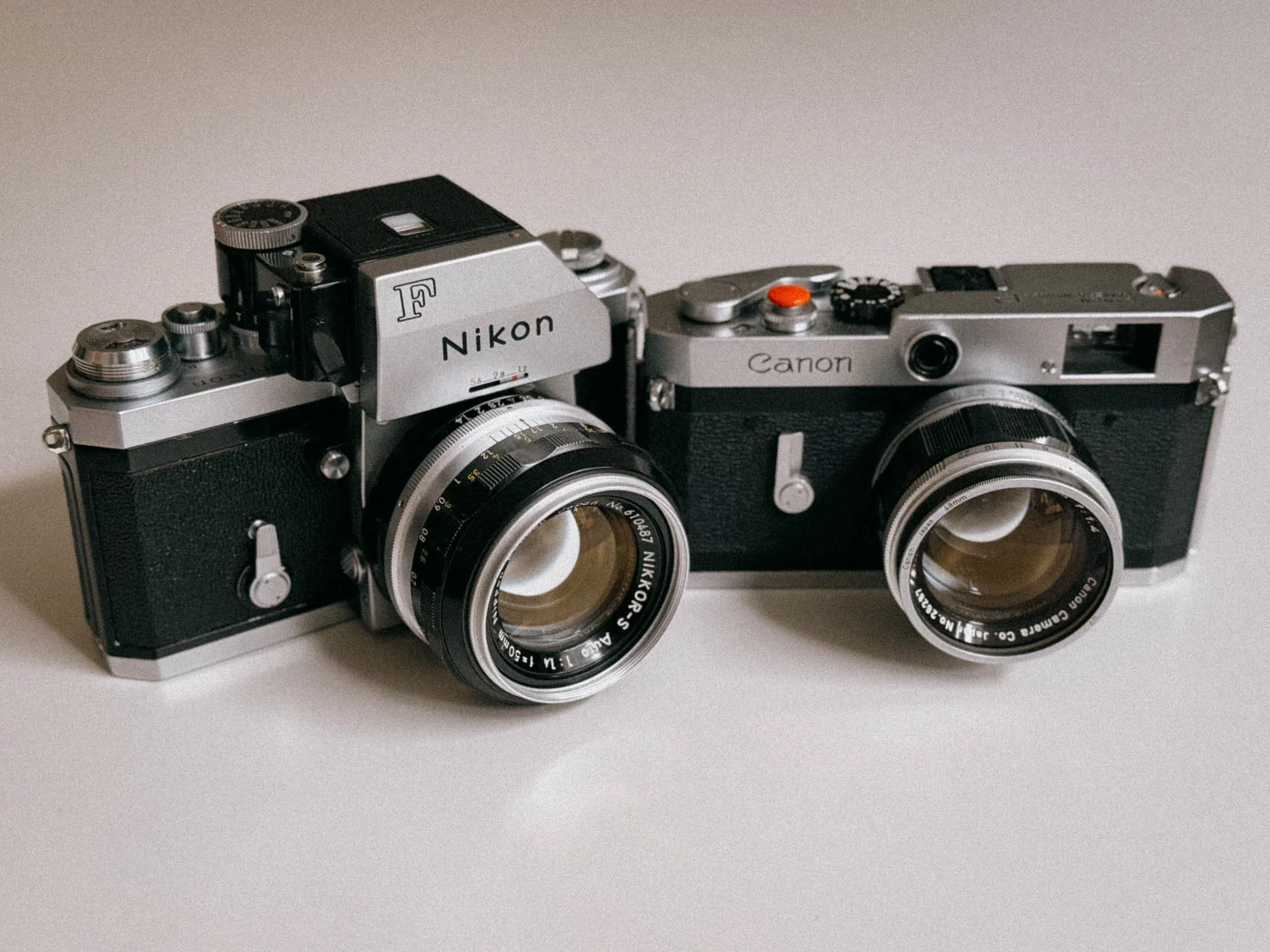 Rangefinder vs SLR – Canon P vs Nikon F: Two 1959 Classics Compared