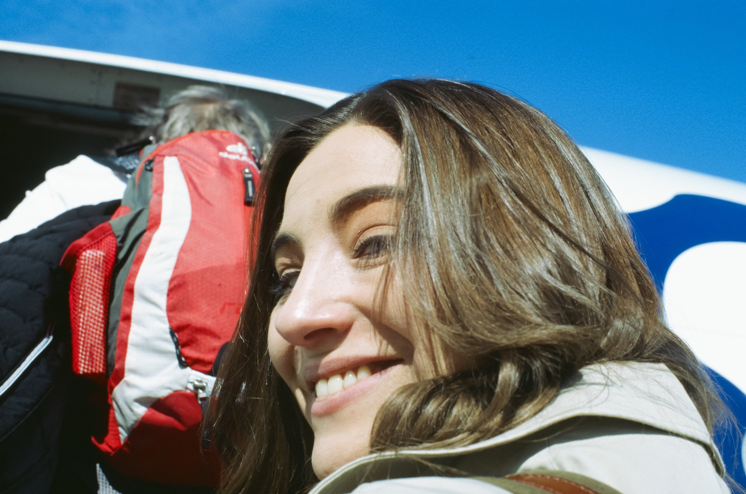 Unedited Ektachrome scans showing the difference in blue cast between Germany and Portugal sunlight.