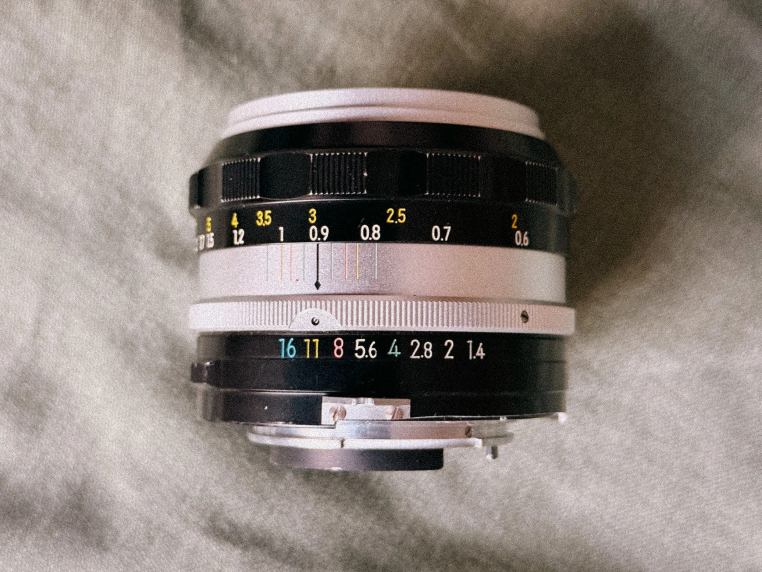 One of many Nikkor NonAI lenses that have been very crudely converted to work with modern bodies.