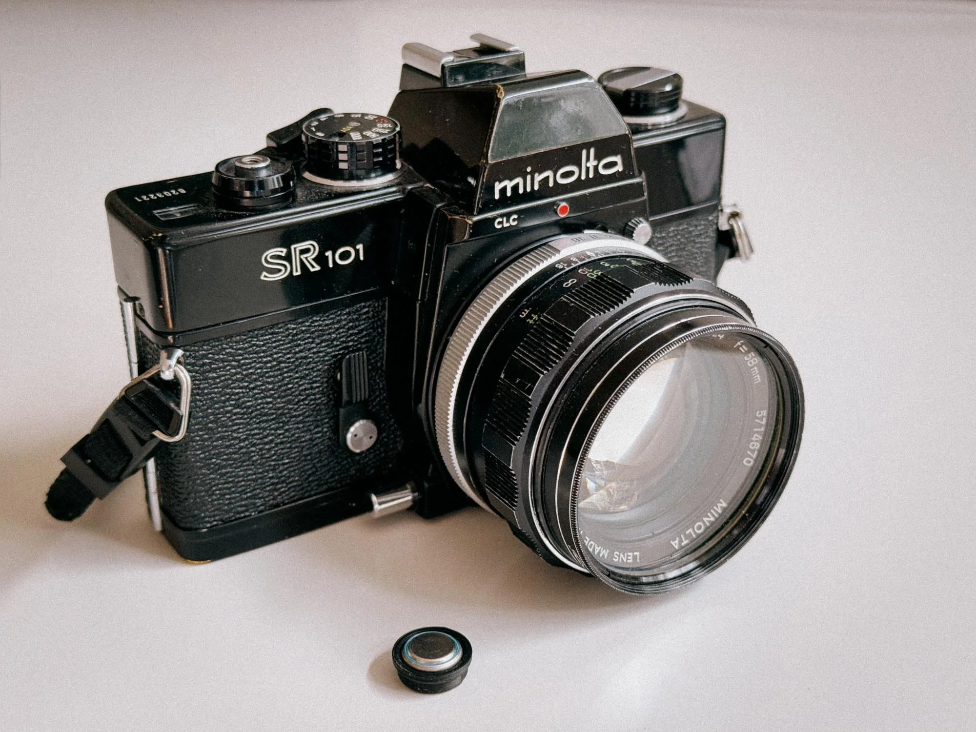 Minolta SR 101 with Ausgeknipst Adapter