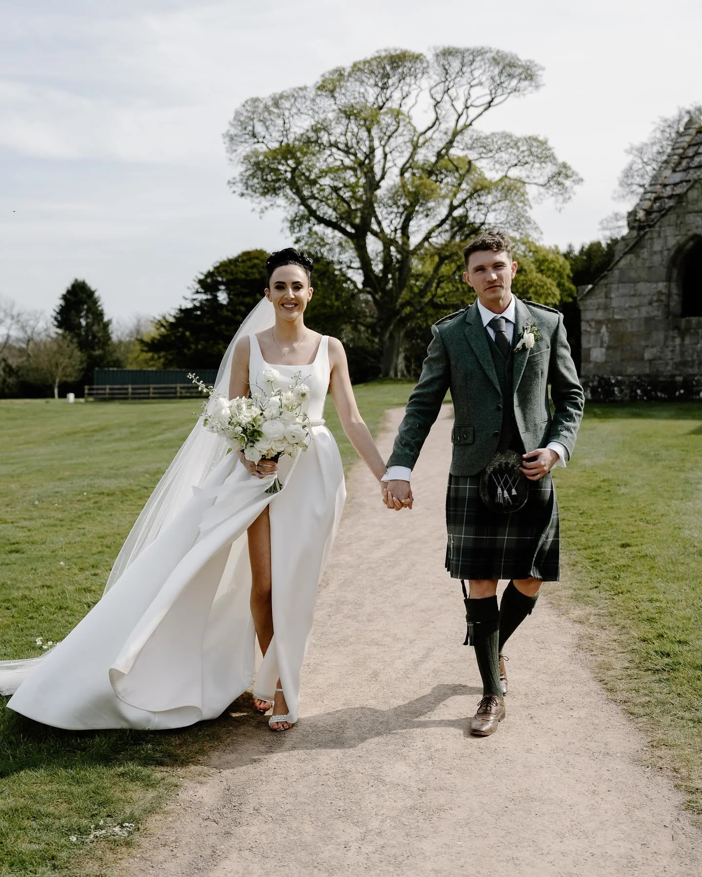 We had the absolute pleasure of capturing the beautiful wedding of Alex and Iona at the breathtaking Dunglass Estate, a truly magical setting for a day filled with love, laughter, and unforgettable moments.
Surrounded by their closest family and frie