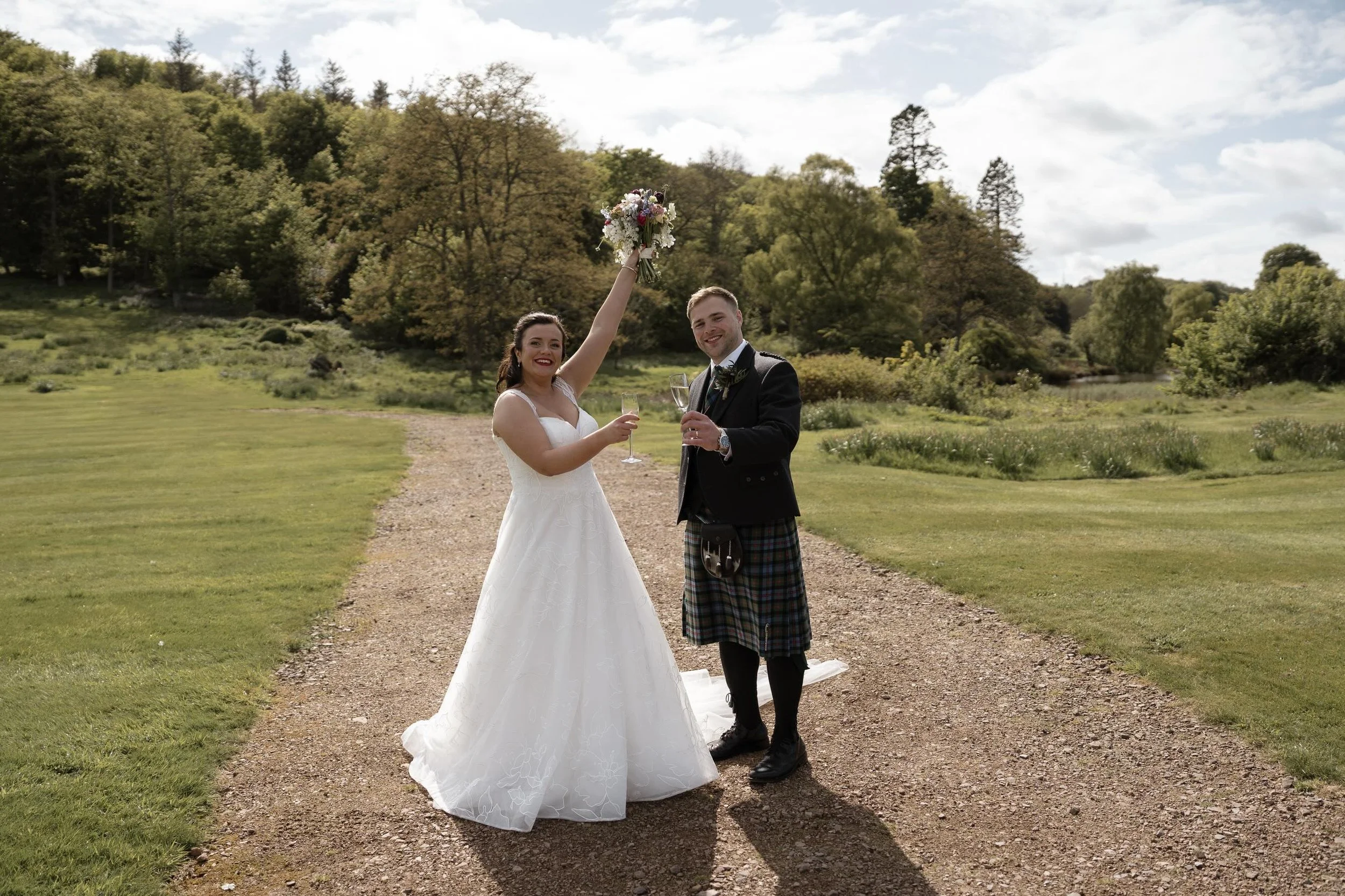Hannah and Stuart&rsquo;s wedding day at Dunglass Estate was nothing short of magical, with its stunning surroundings creating the perfect backdrop for such a special celebration. From heartfelt moments to joyful laughter, their day was filled with l
