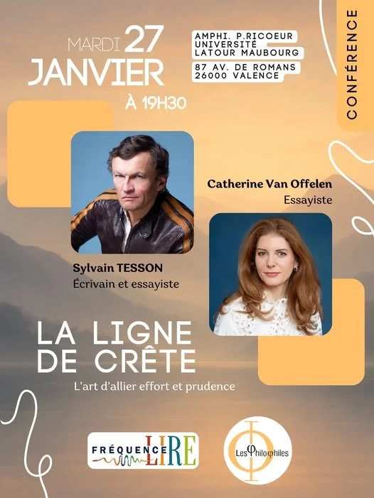 Conférence “La ligne de crête, l’art d’allier effort et prudence”