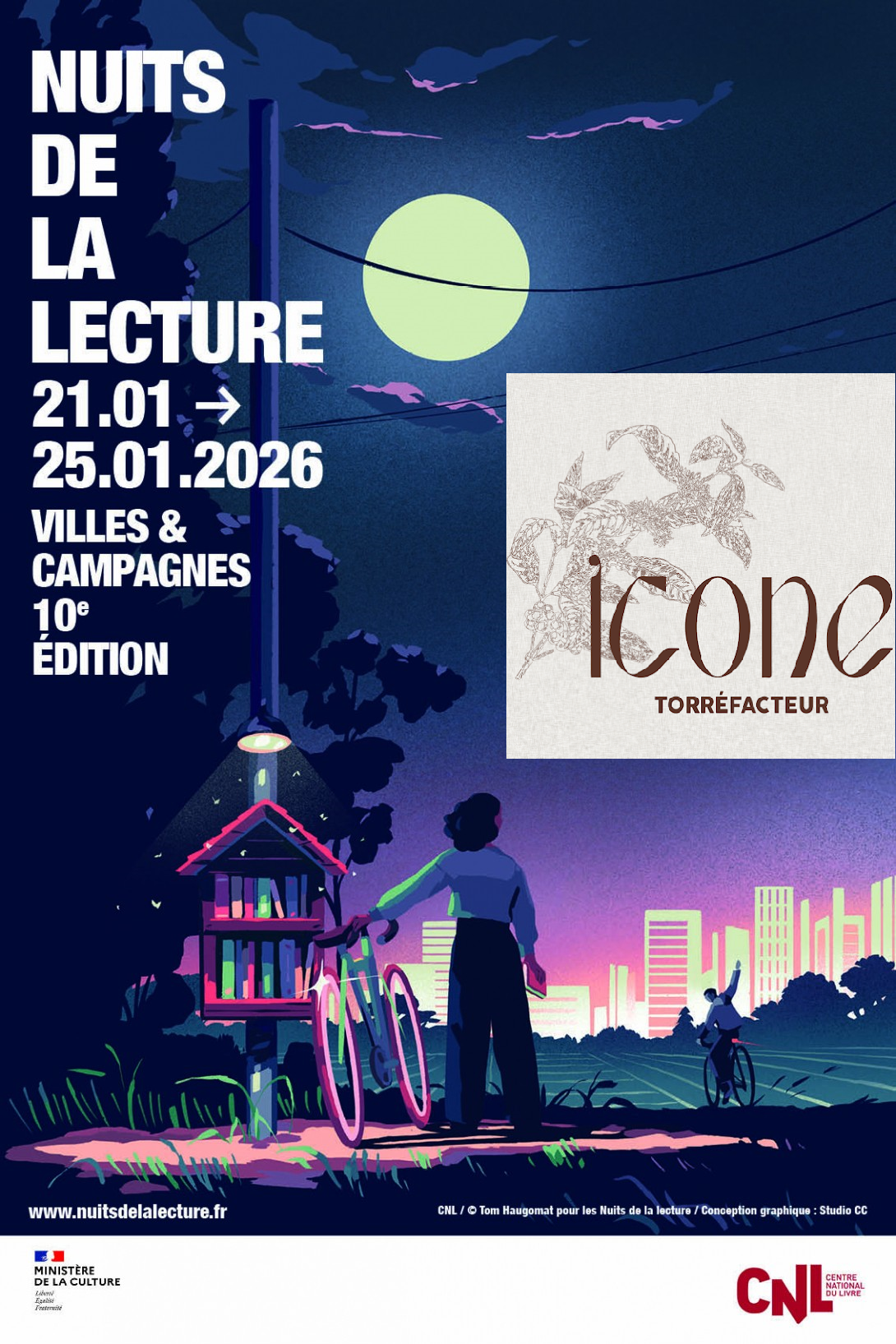  Nuits de la lecture - RDV chez Icone