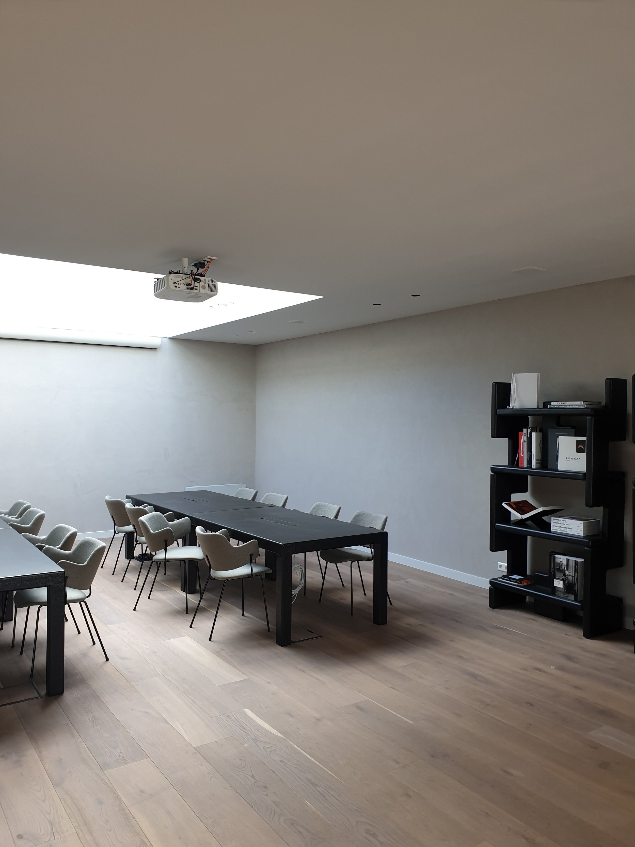 concrete look clay plaster