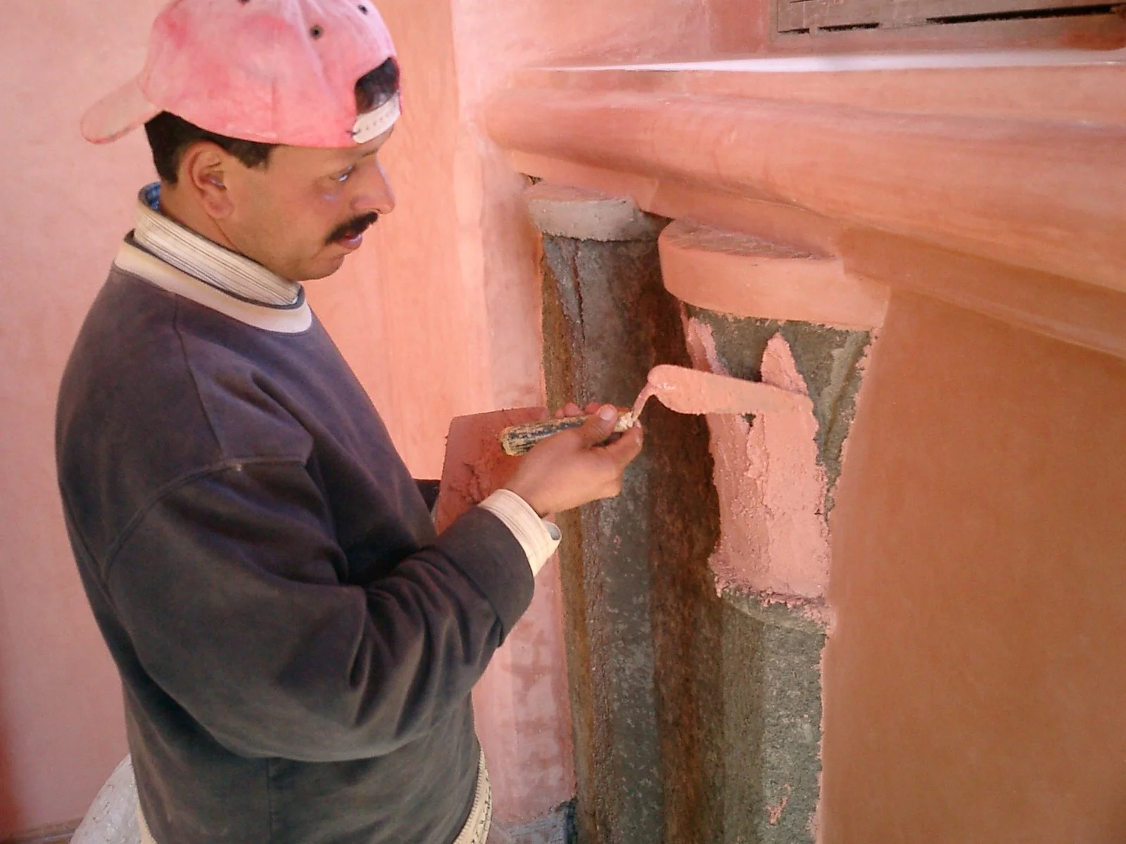 clay lime stucco workshop