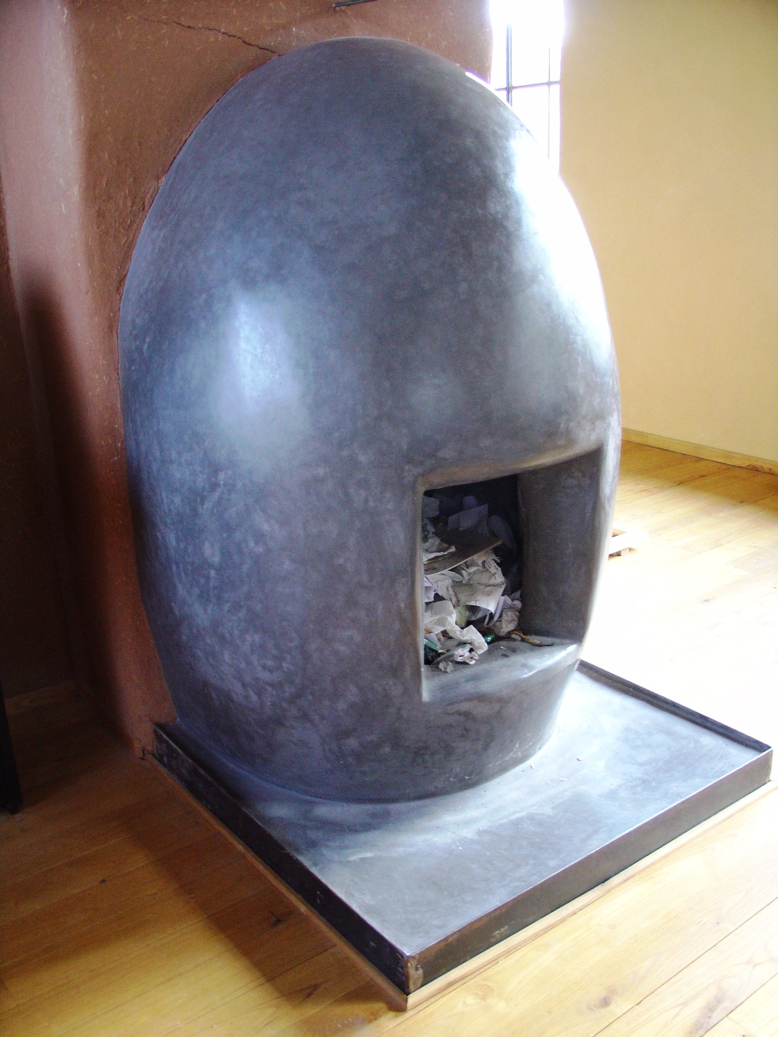 kalkpleister Tadelakt Ovenbouw