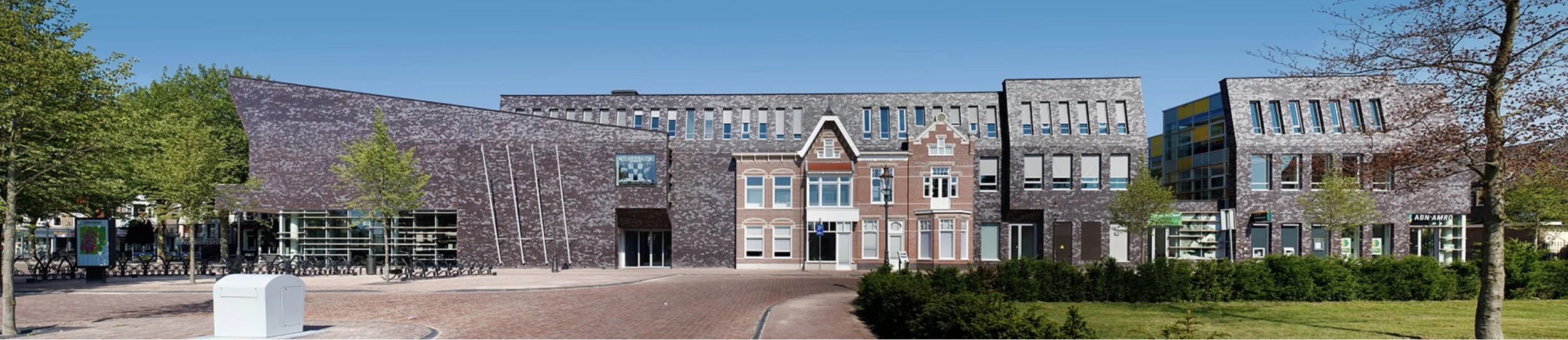 Rammed earth town hall