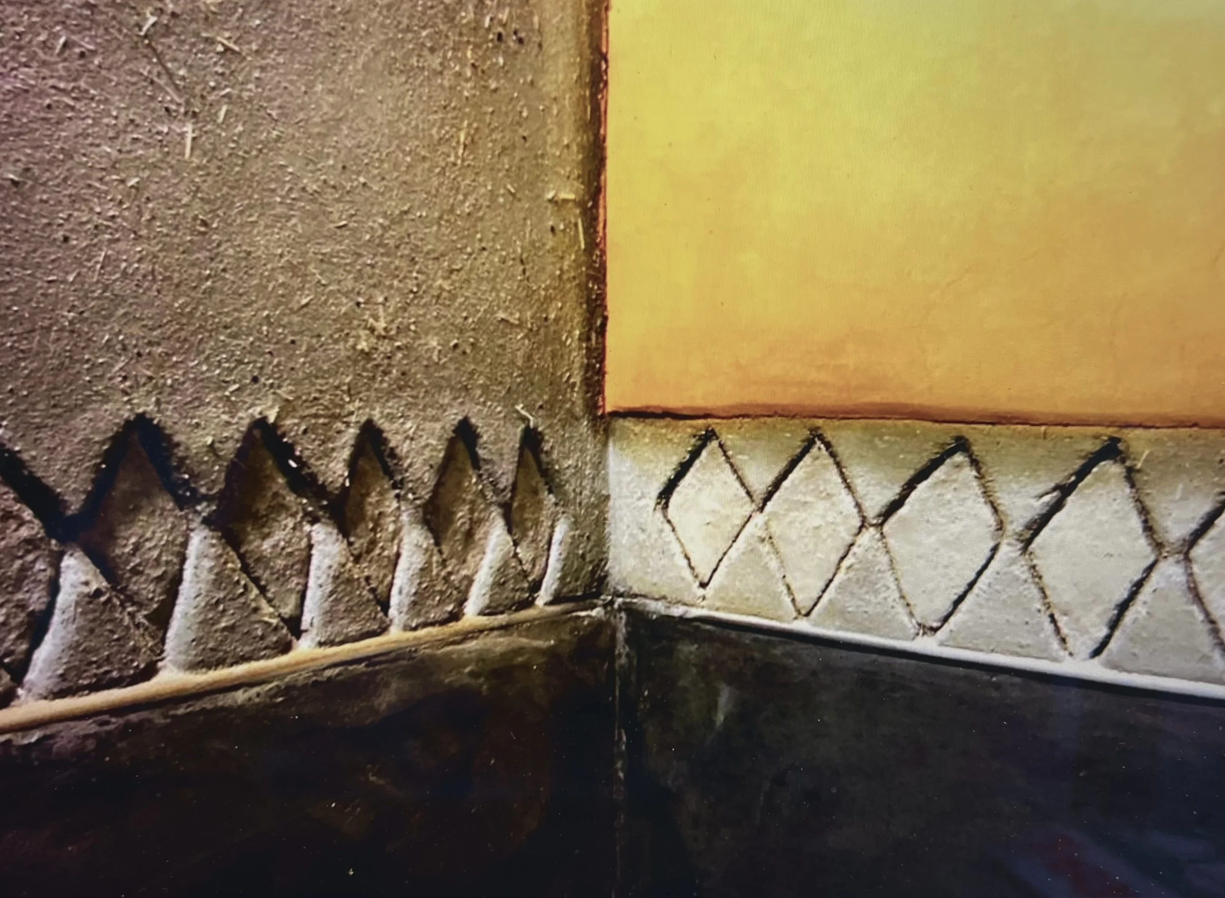 dirt plastering clay ornaments