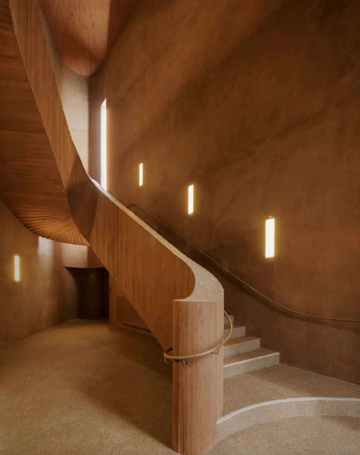 rammed earth with clay plaster ayers