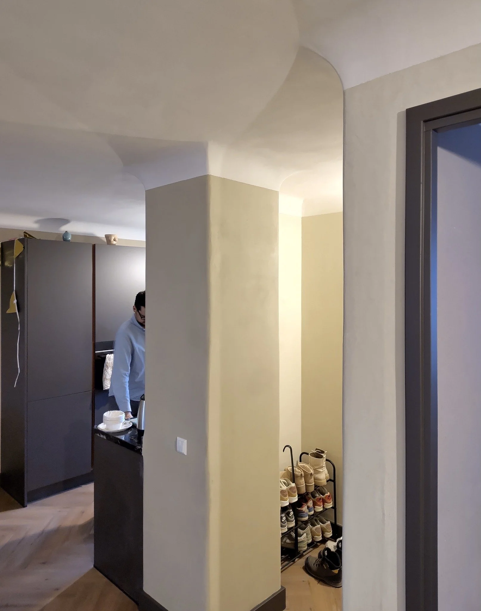 Cob plaster the work is done