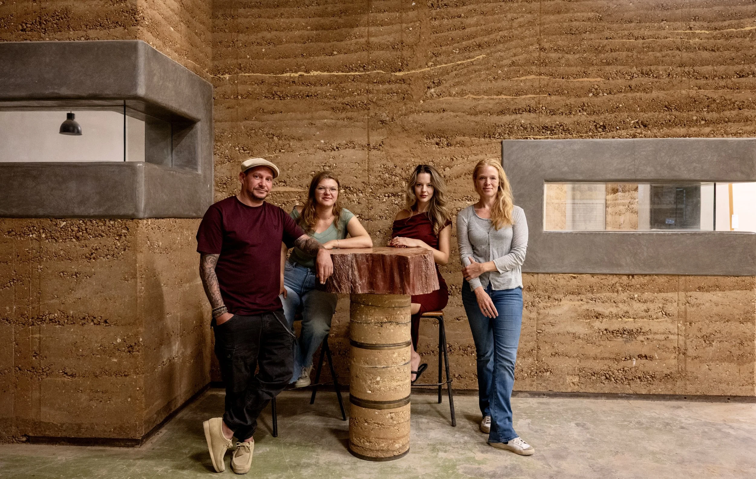 rammed earth mud house visitors