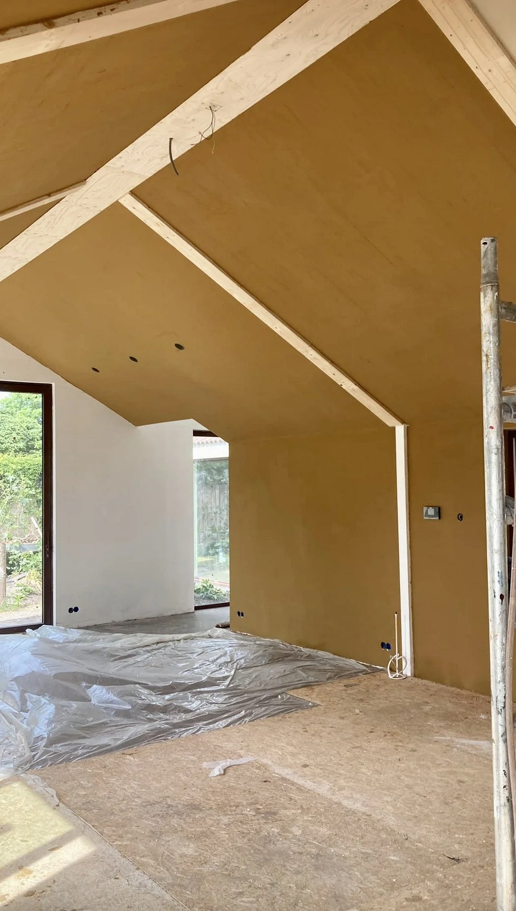 earthen clay plaster cobbauge