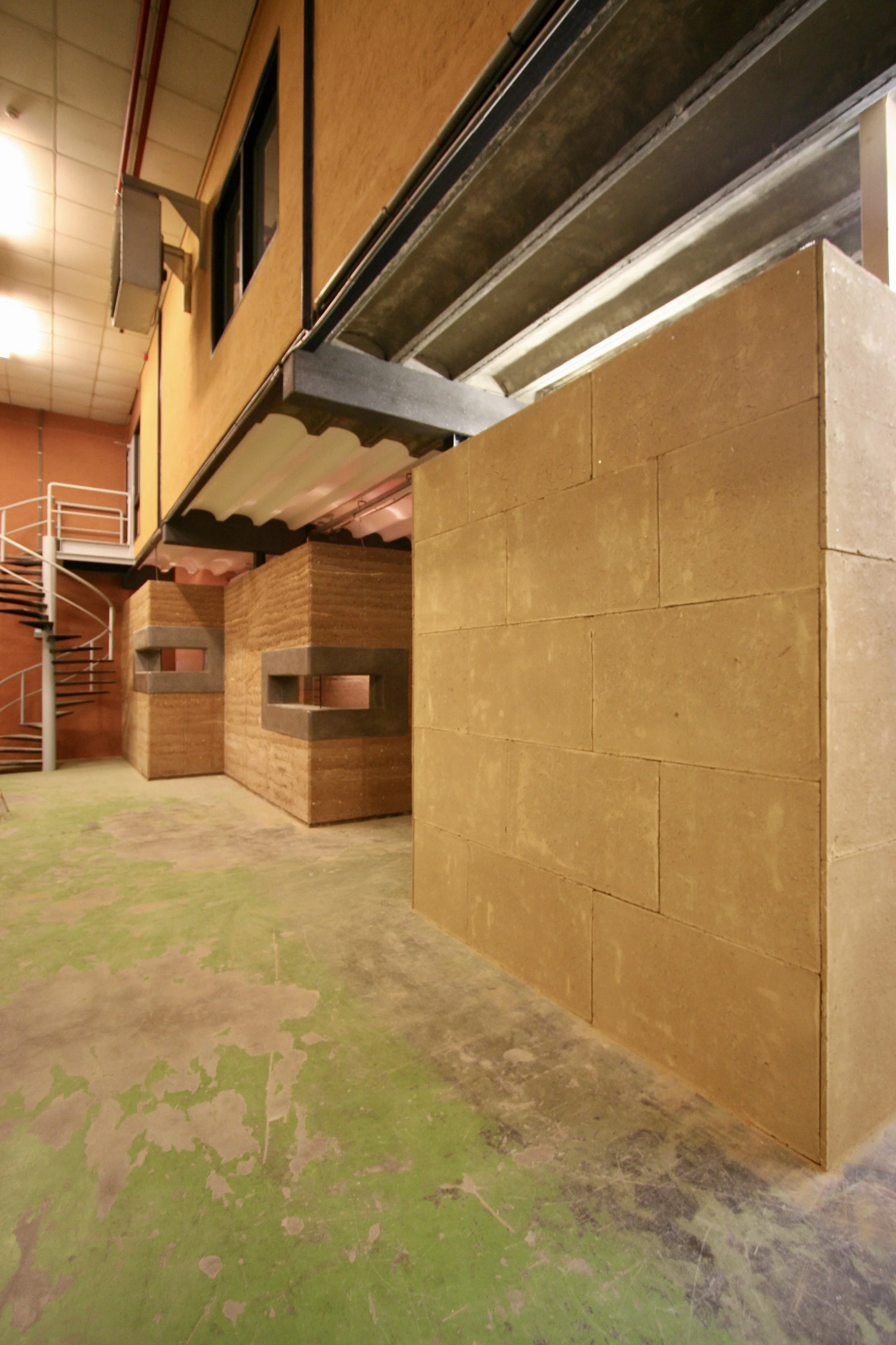 concrete look on clay boards panels