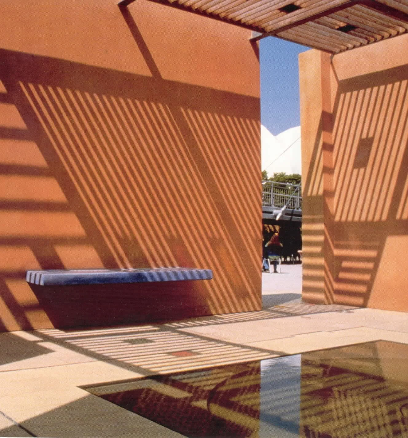 rammed earth pavilion