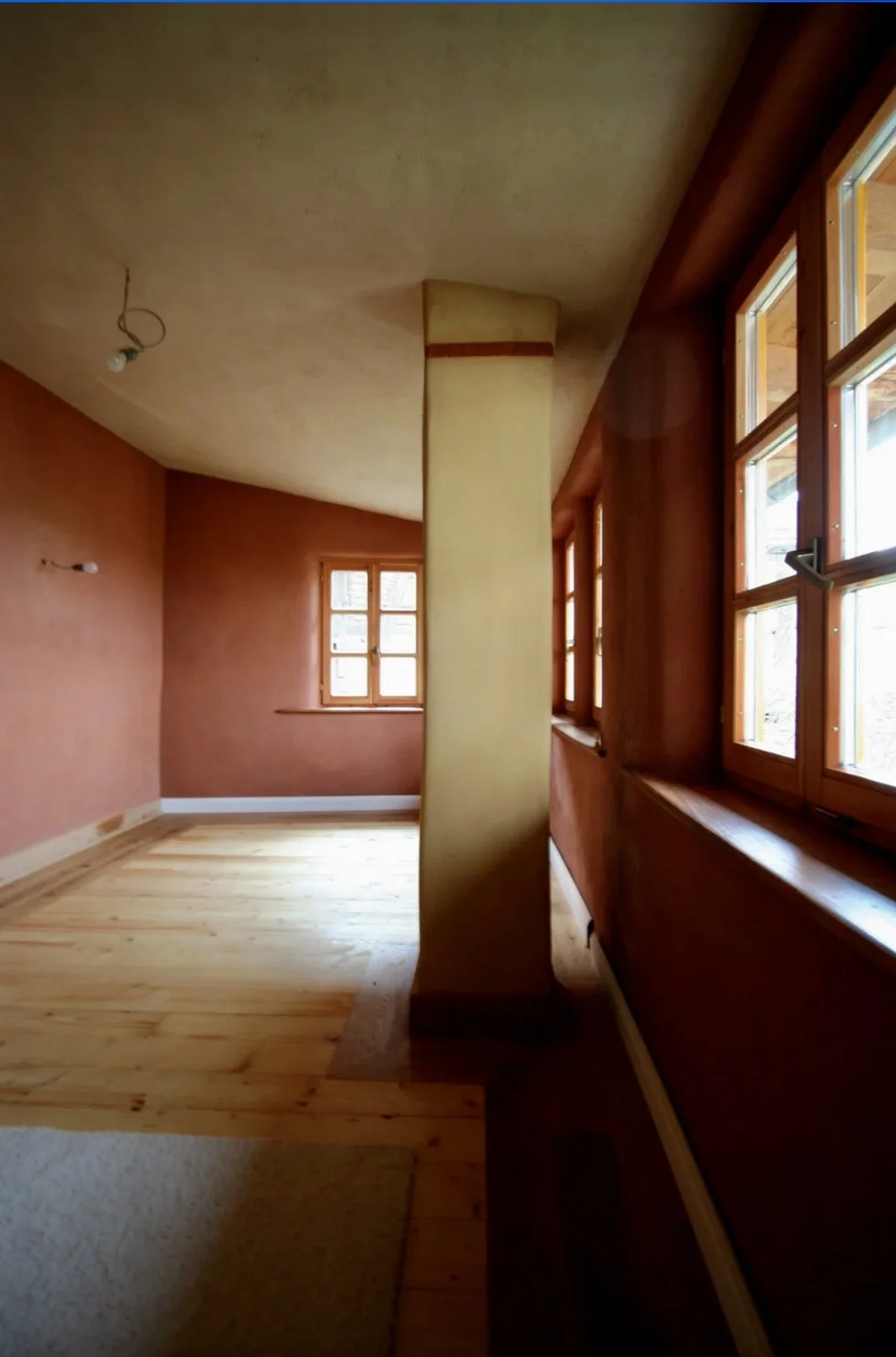 clay paint on boards panels