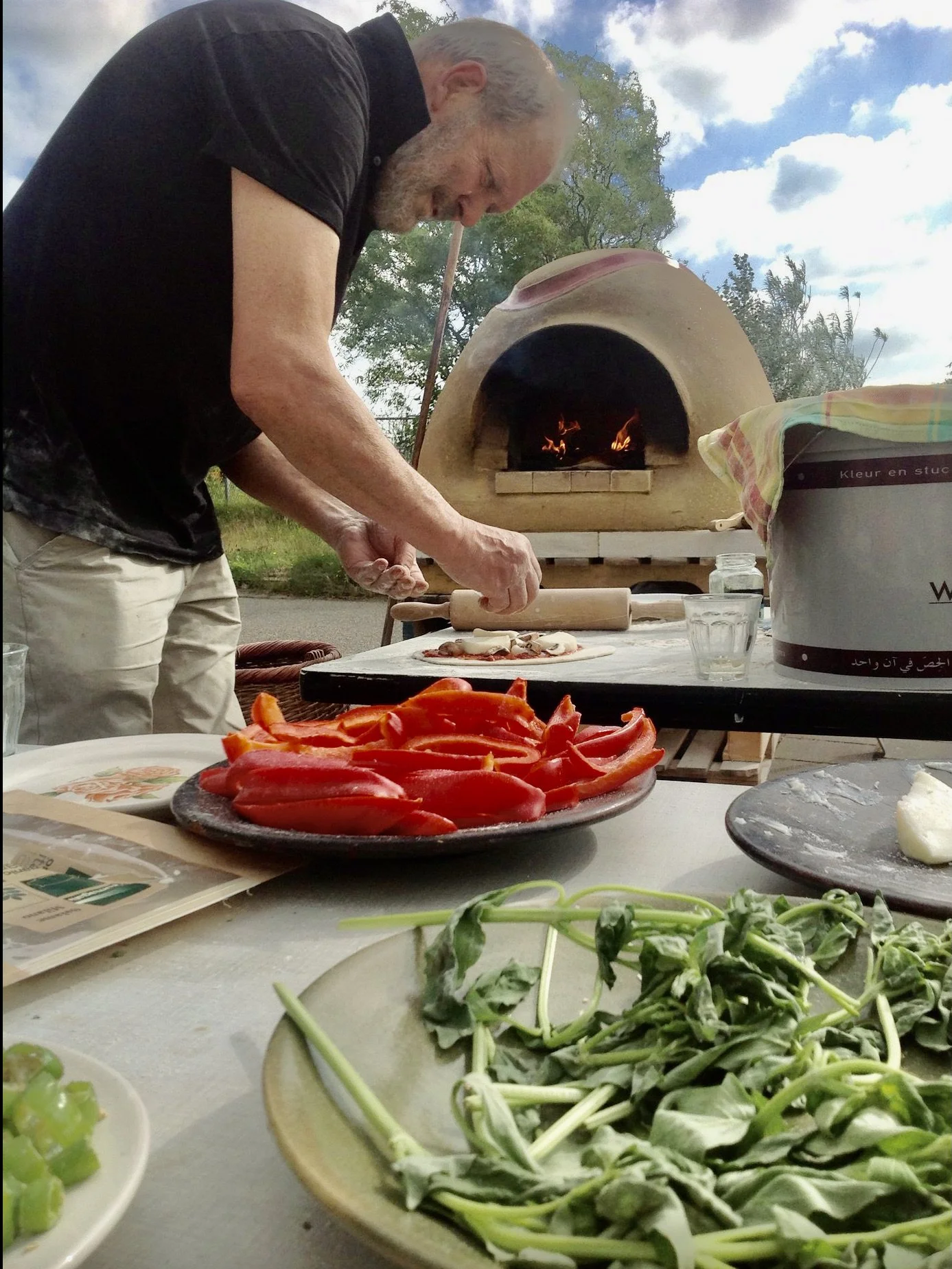 earthen plaster tadelakt pizza oven