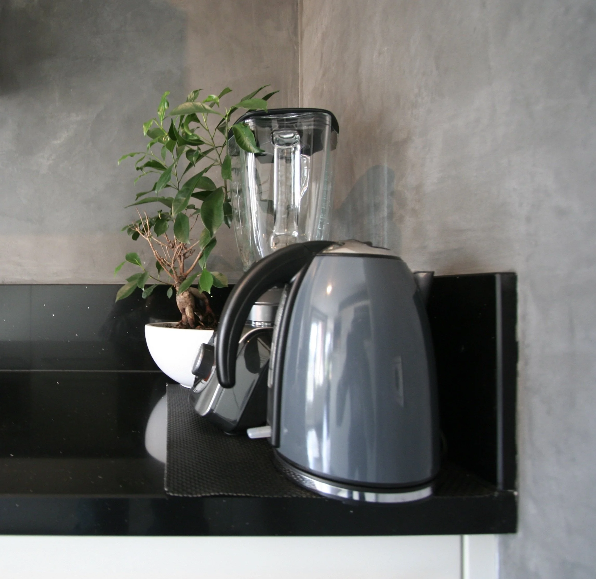 clay boards panels with concrete look