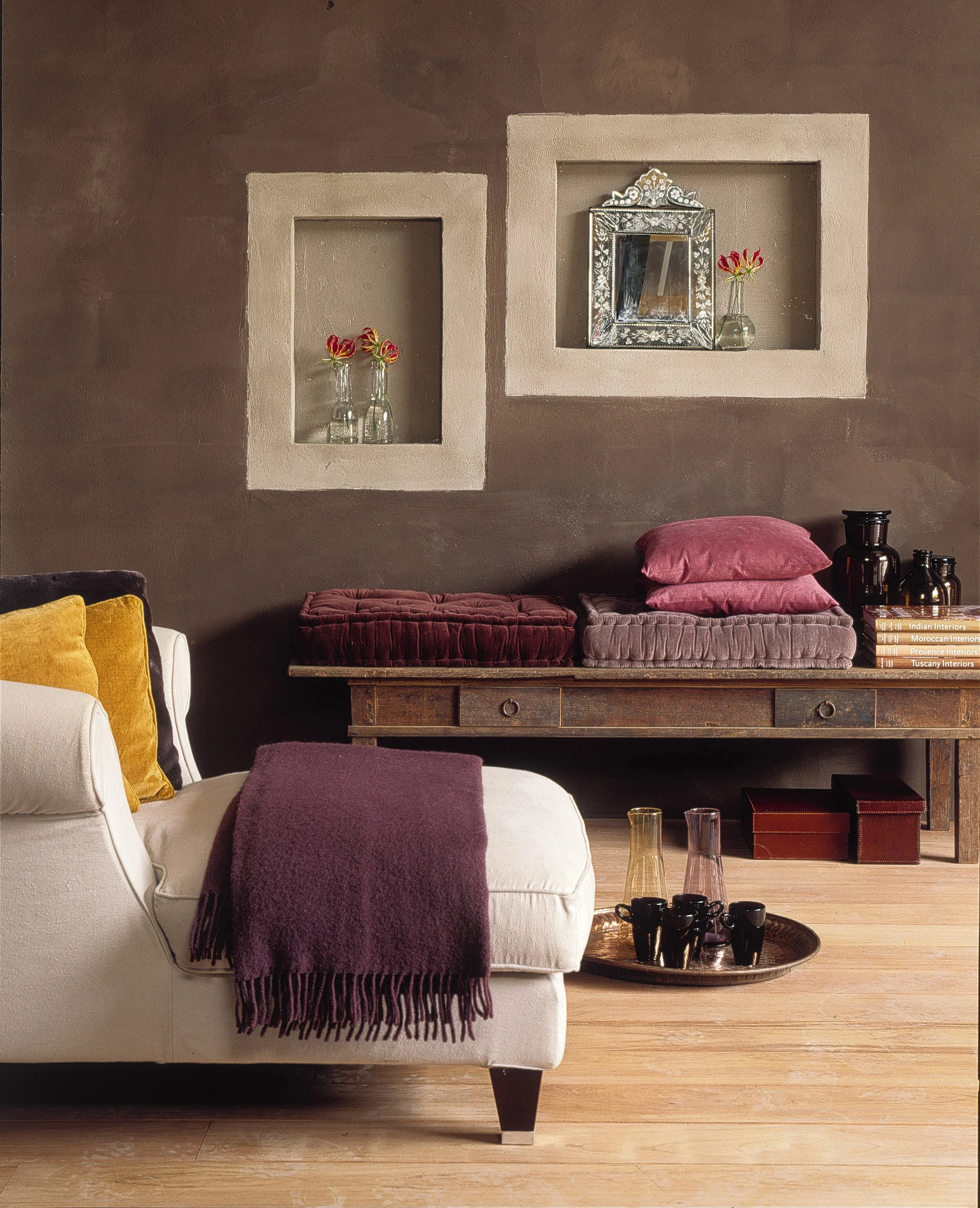 clay plaster finish mud washed