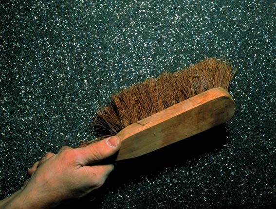 leemstuc het stof weg