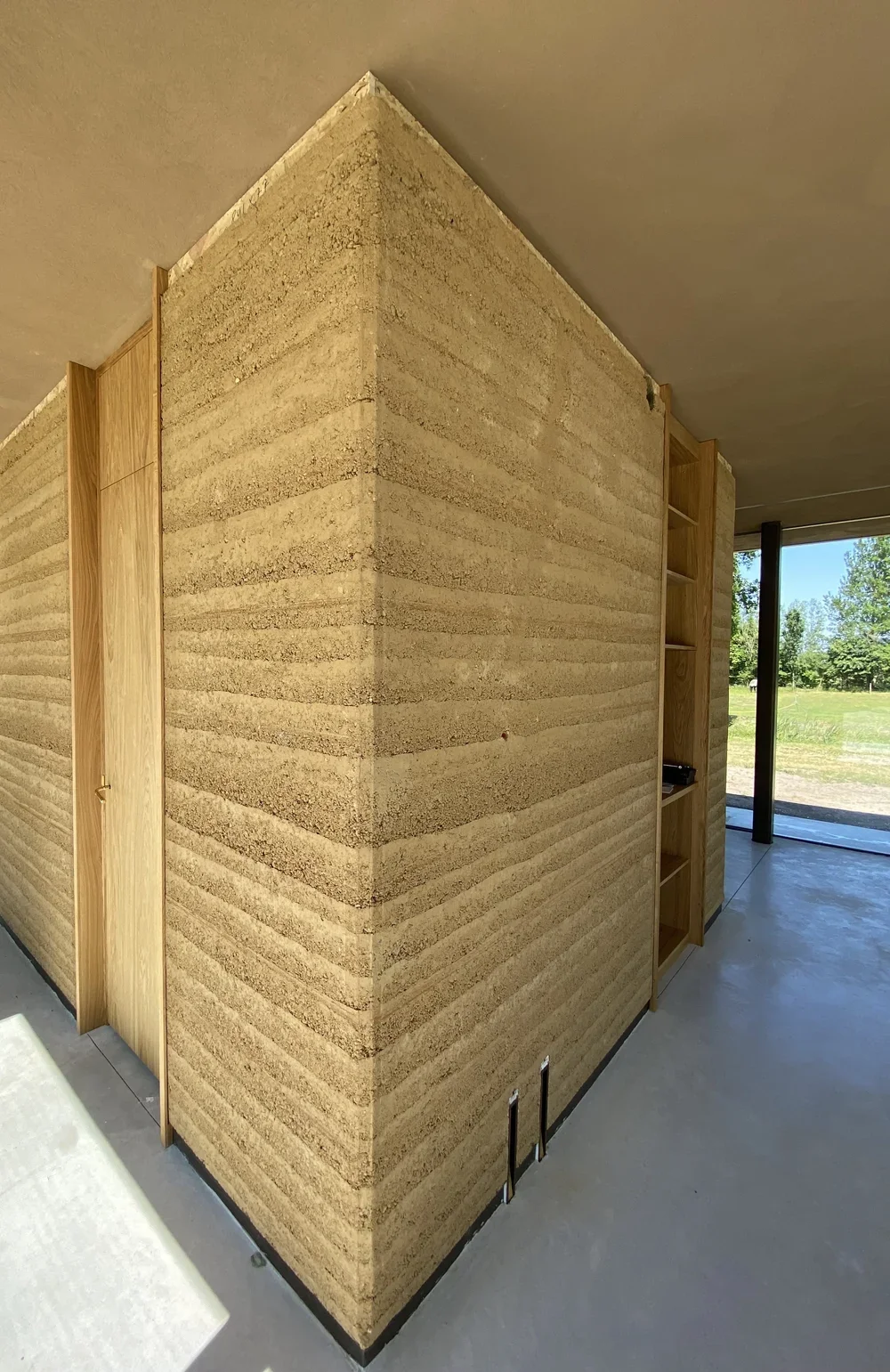 rammed earth stampflehm bergen