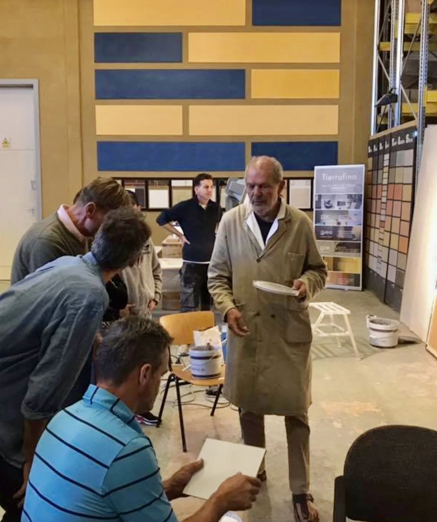 kleikalk pleisterwerkplaats