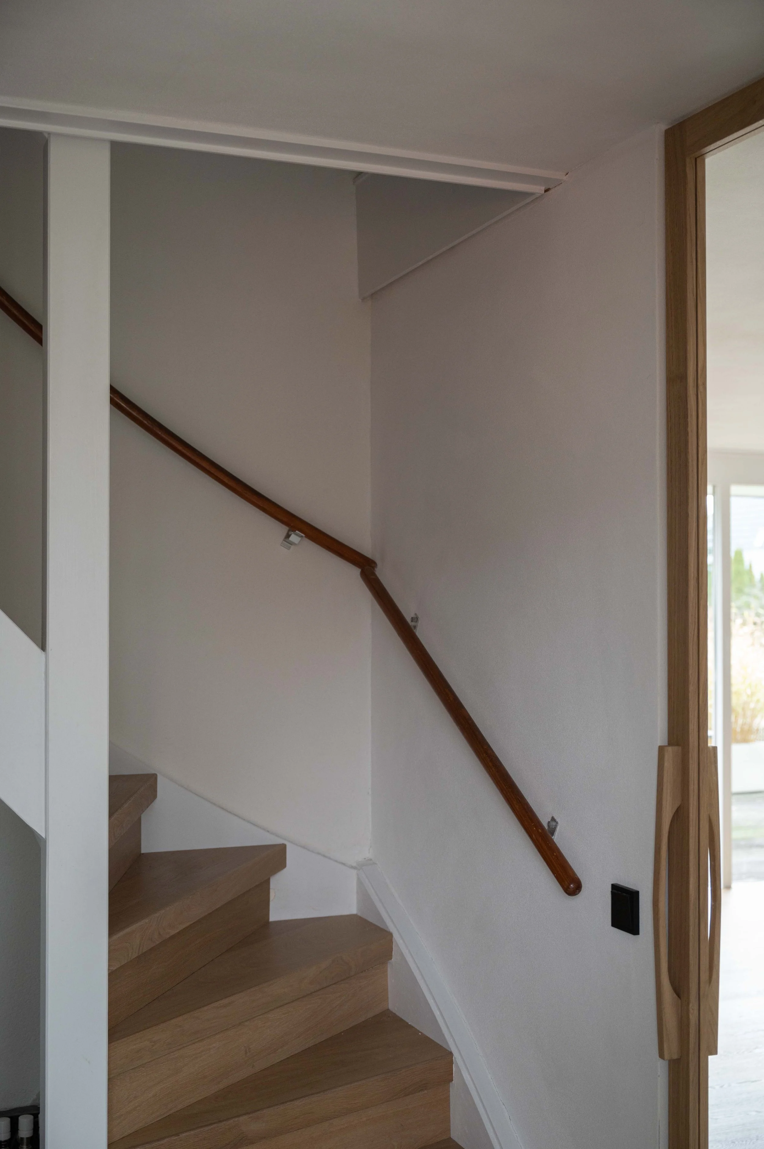Mud Plaster staircase