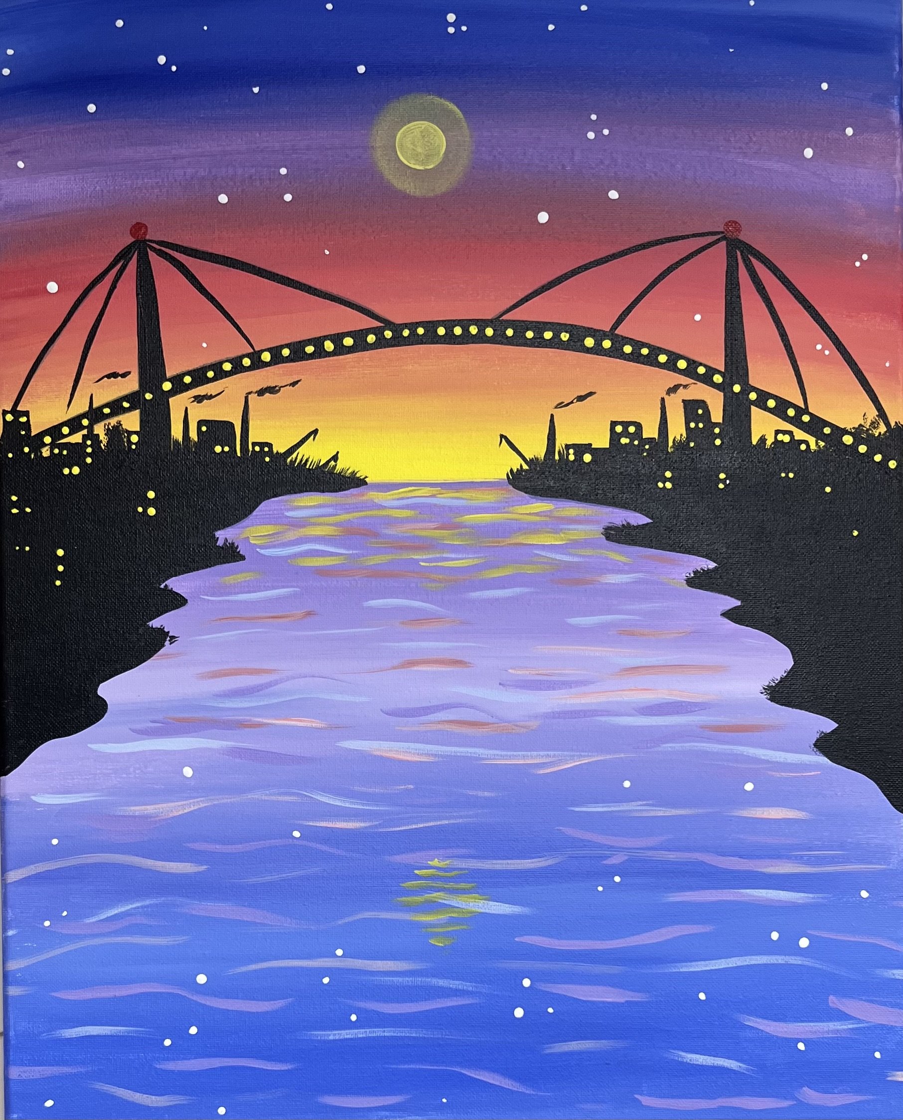 Savannah Bridge Sunset