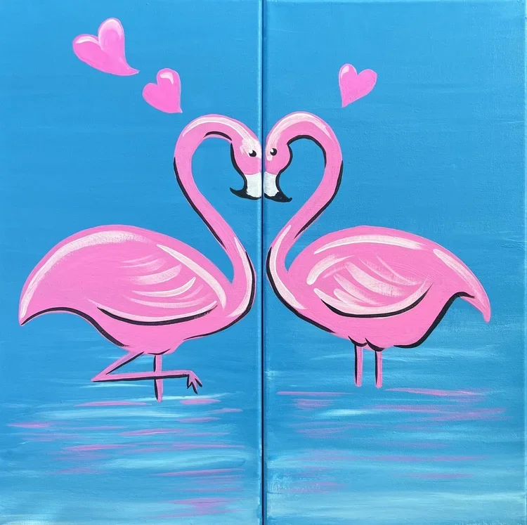 February 14, 2026 Valentine's Day Drop-in/ 12-6 Choose ANY Valentine's Day Painting