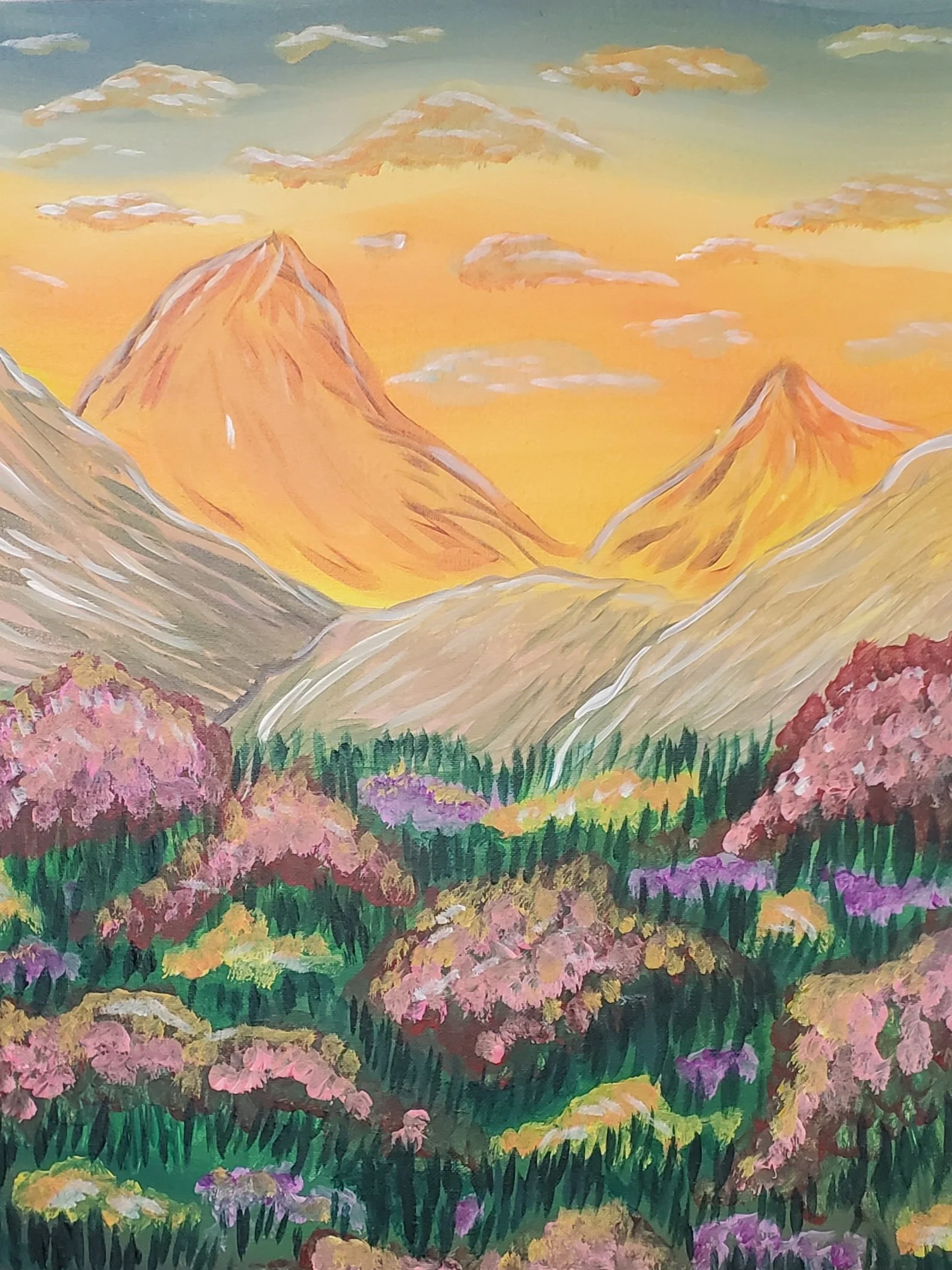 Homeschool Paint Bash/Let's Landscape