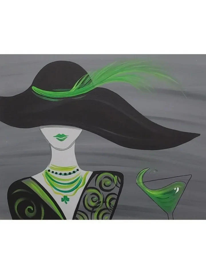 Public Painting Class/ A Southern St. Pat’s $40 per person 