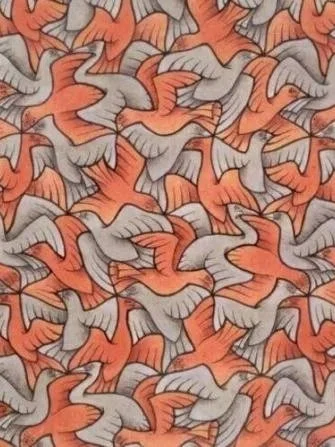 Tessellating Animal Patterns or Rhythm Collages (M.C. Escher)