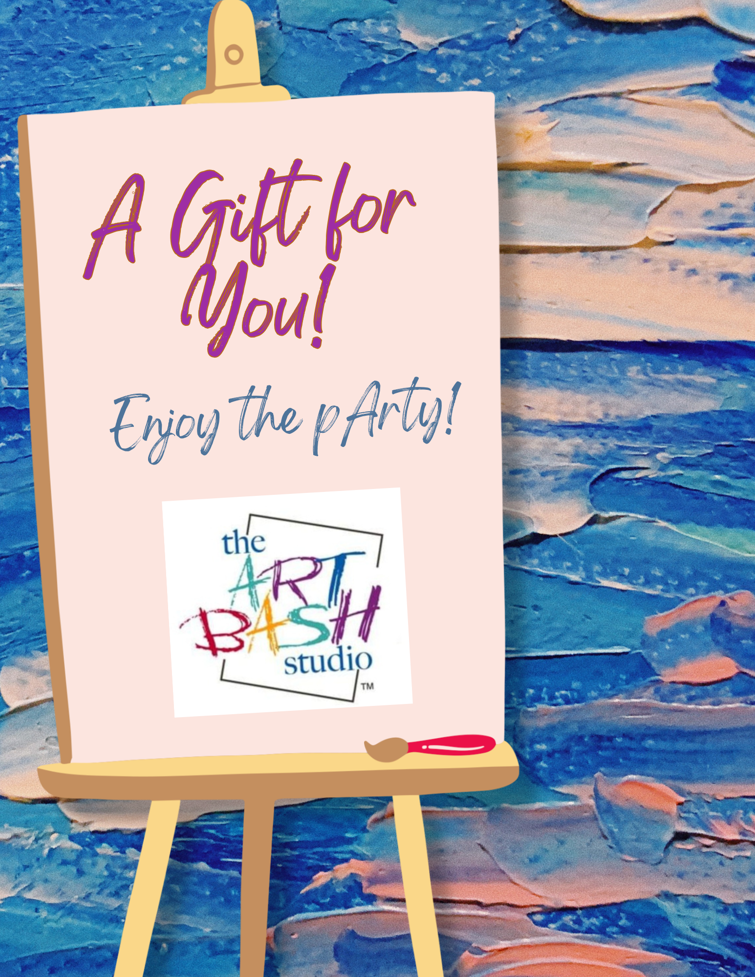 Paint pArty Gift Card