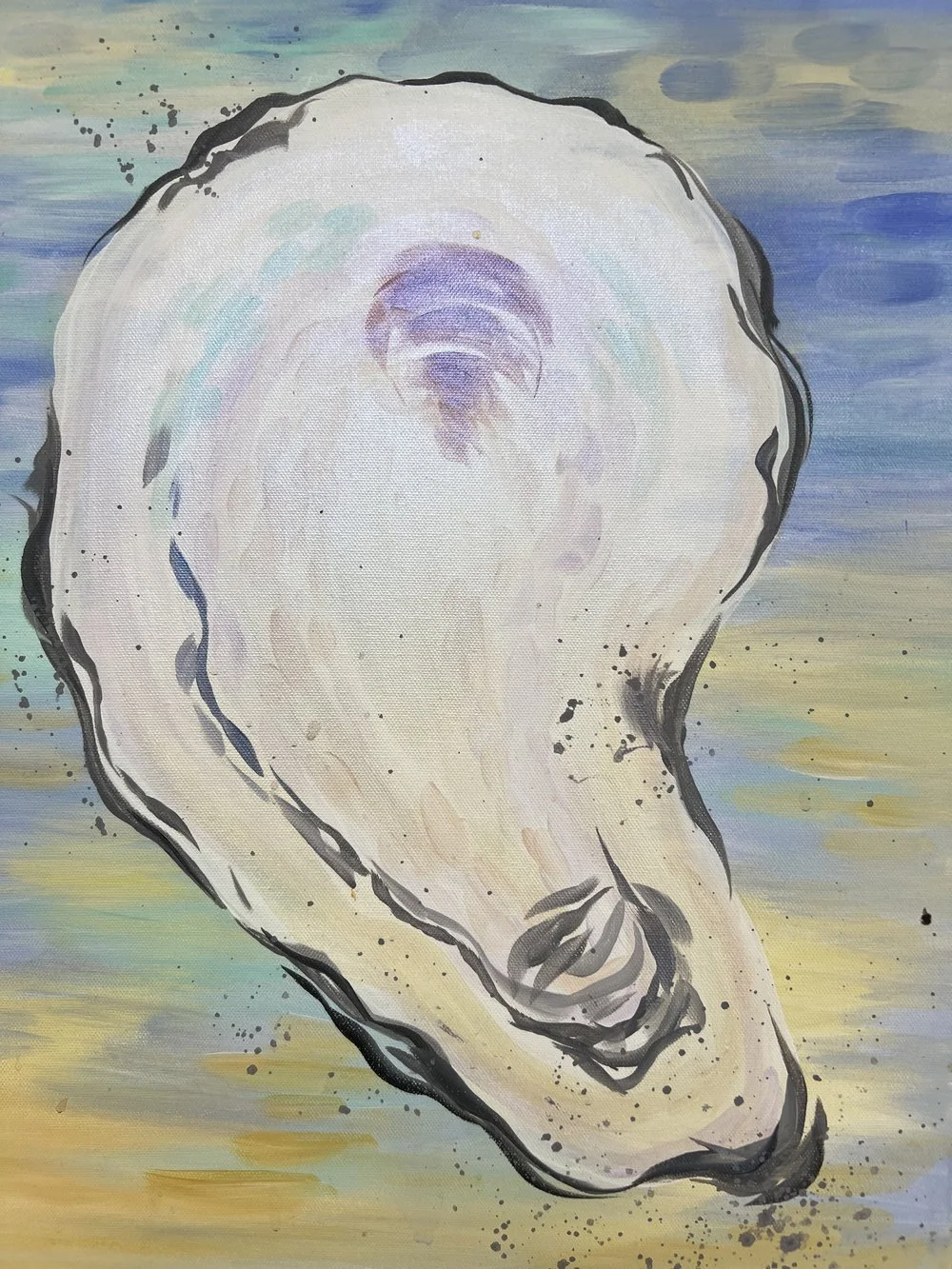 Public Painting Class/ Oyster $40 per person 